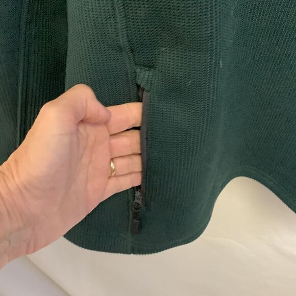 Campus Heritage Green Michigan State Spartans 1/4 Zip Textured Sweatshirt Sz XL - Picture 7 of 14